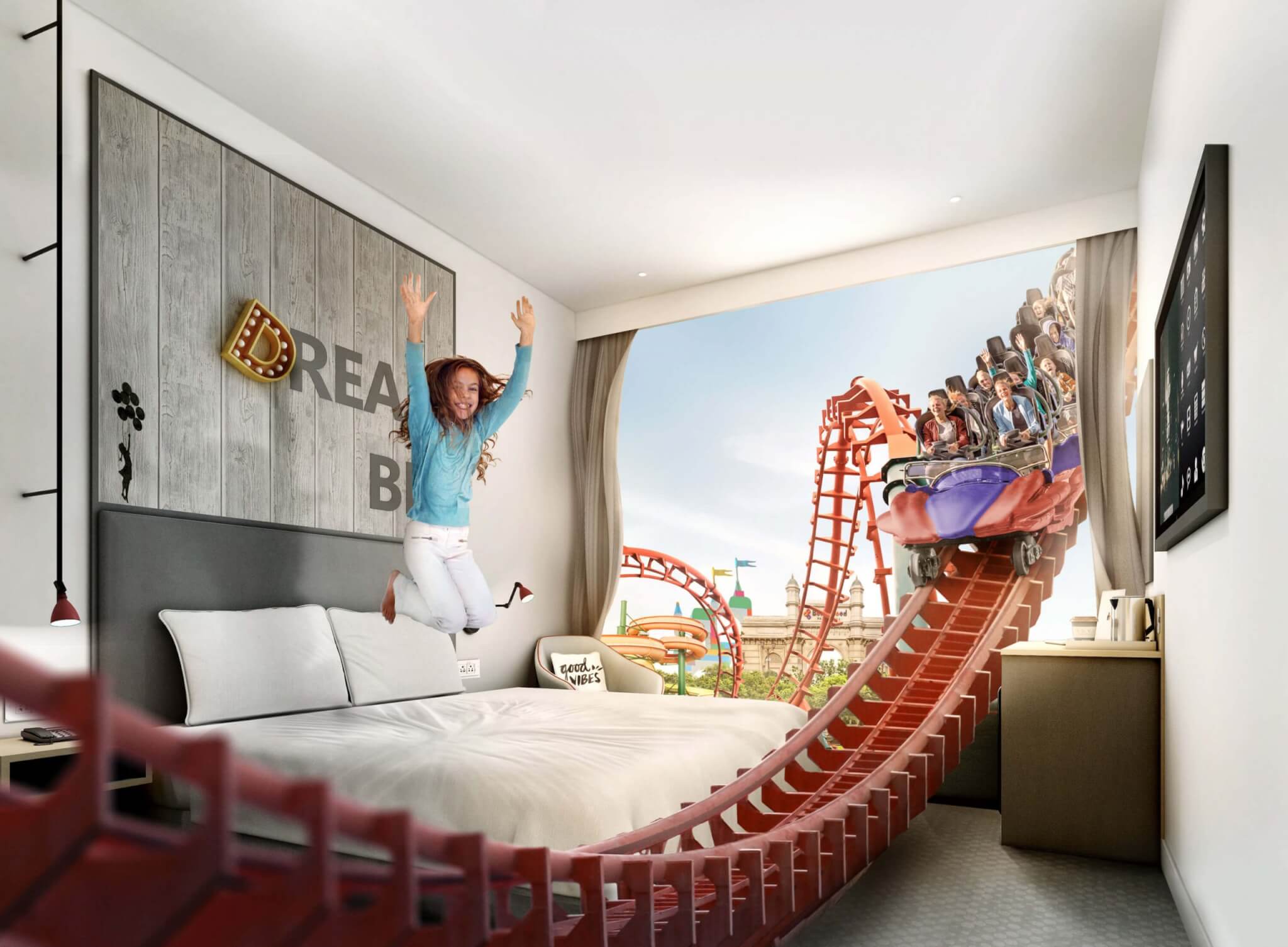 Hotels with family store rooms near legoland