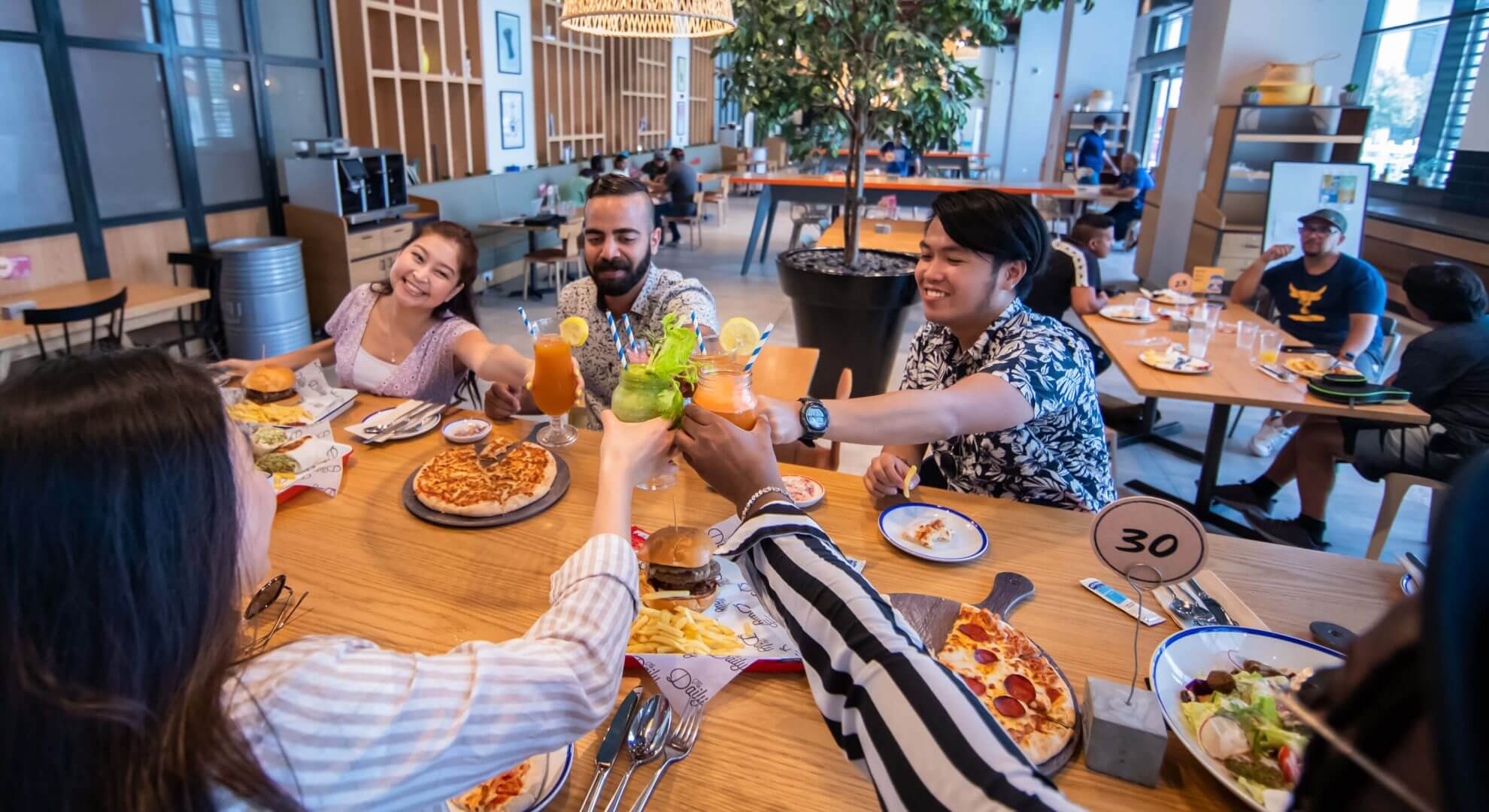 Food and restaurants at Rove at the Park Hotel in Dubai