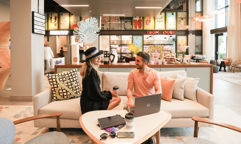  Co-working at Rove Hotels