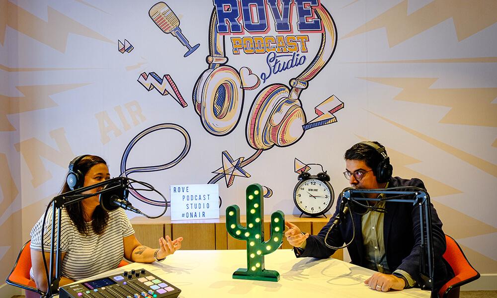 Fully Equipped Rove Podcast Studios in Dubai | Rove Hotels