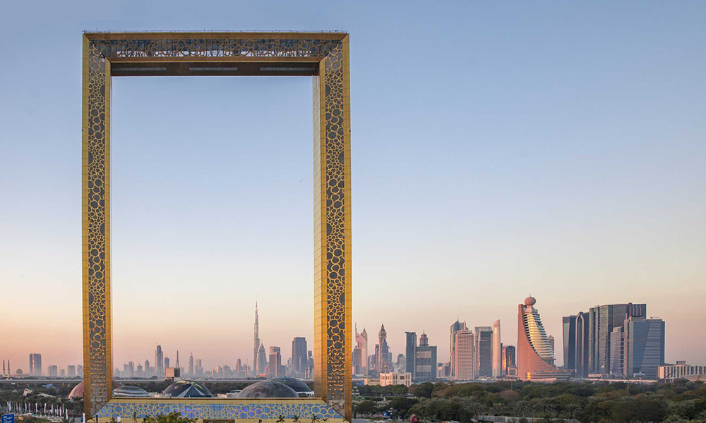 Dubai Frame Nearby Rove Healthcare City