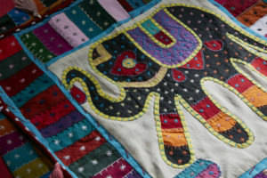 Elephant cushion cover